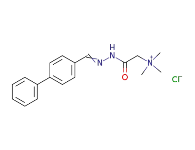 [1-Biphenyl-4-yl-meth-(Z)-ylidene-hydrazinocarbonylmethyl]-trimethyl-ammonium; chloride