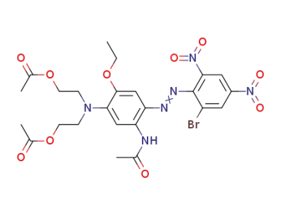 2,2'-({5-acetamide-4-[(2-bromo-4,6-dinitrophenyl)azo]-2-ethoxyphenyl}imino)diethyl diacetate