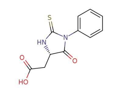 2-(5-oxo-1-phenyl-2-thioxoimidazolidin-4-yl)acetic acid