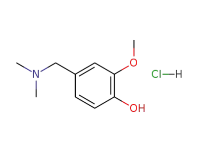 1-(4-hydroxy-3-methoxyphenyl)-N,N-dimethylanaminium chloride
