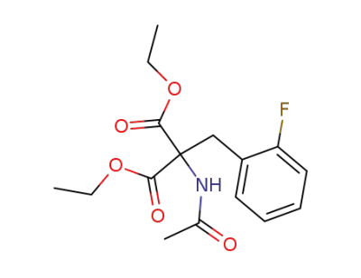 acetylamino-(2-fluoro-benzyl)-malonic acid diethyl ester